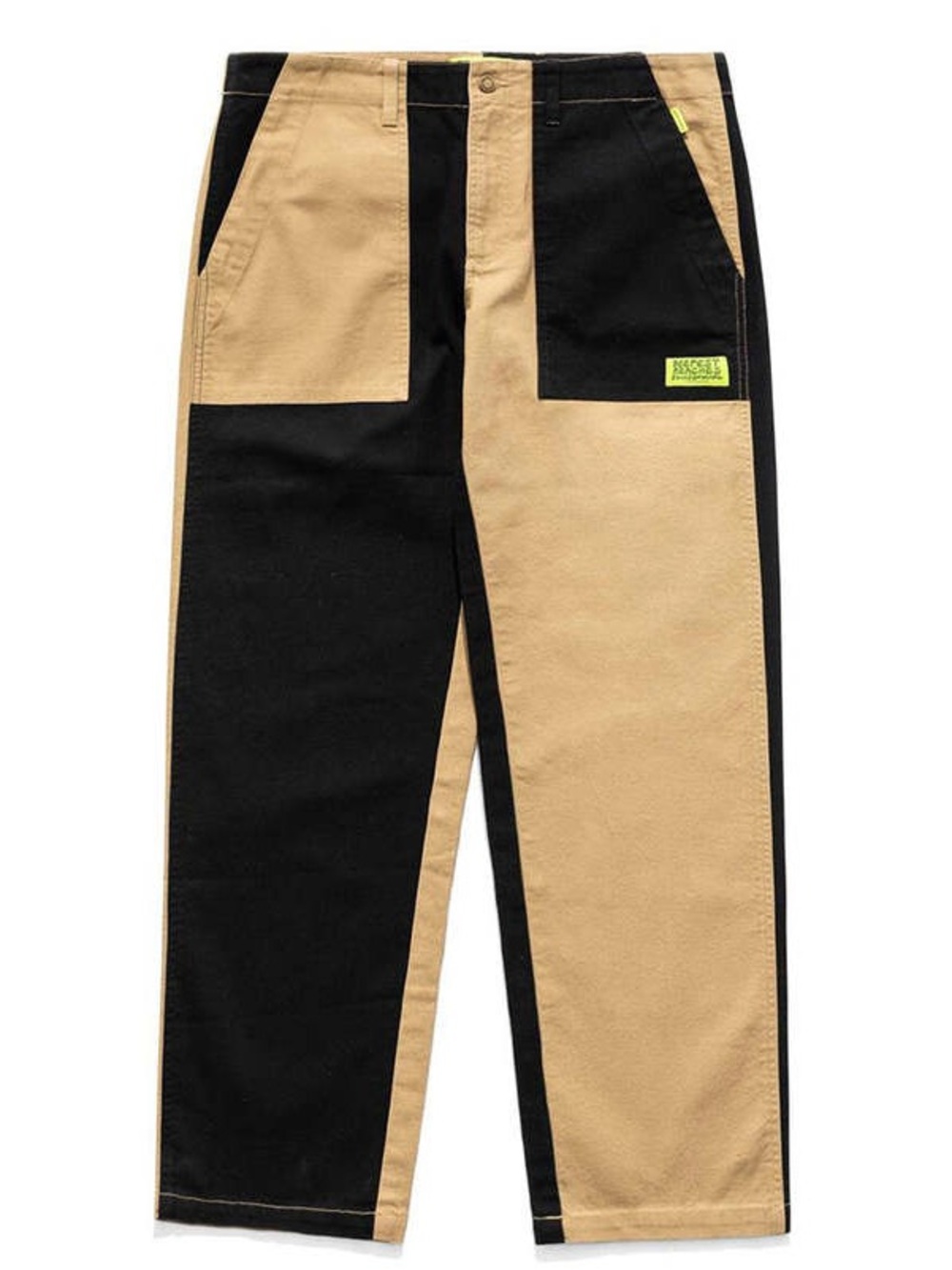 BANKS JOURNAL Deepest Reaches Two-Tone Black & Tan Men’s Workwear Pants